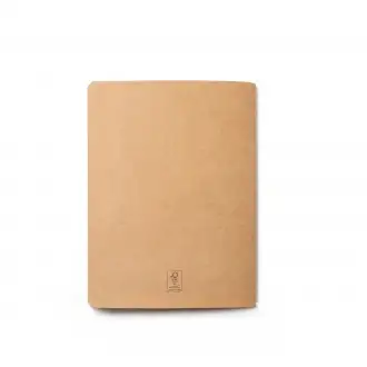 Borges - A5 notebook with hard cover made of recycled cardboard and FSC recycled paper inside