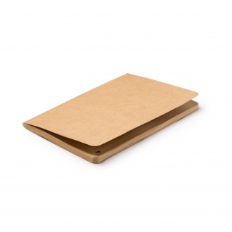 Borges - A5 notebook with hard cover made of recycled cardboard and FSC recycled paper inside