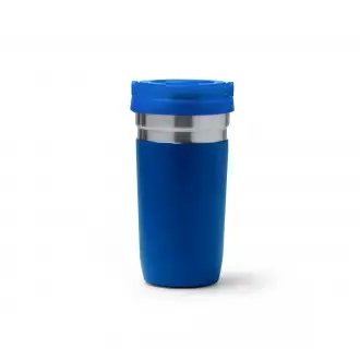 Gredos - Thermal mug with handle, made of stainless steel, double walls and matt finish