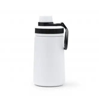 Pumba - Double-walled stainless steel bottle with straw and secure closure