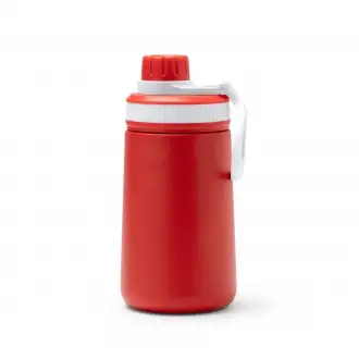 Pumba - Double-walled stainless steel bottle with straw and secure closure