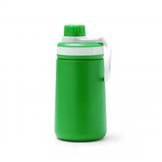 Pumba - Double-walled stainless steel bottle with straw and secure closure