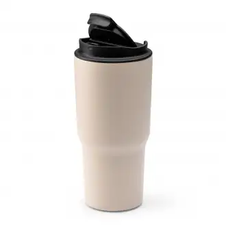 Flip - Thermal mug made of 304 stainless steel with double walls with ceramic finish, 600ml.