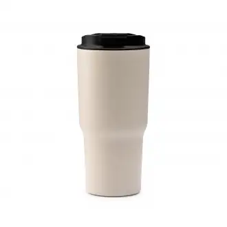 Flip - Thermal mug made of 304 stainless steel with double walls with ceramic finish, 600ml.