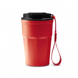 Keury - Thermal mug made of 304 stainless steel with handle and double walls with ceramic finish, 350 ml.
