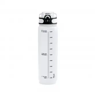 Leimer - Translucent Tritan bottle, cap with nozzle and matching carrying handle, 1l.