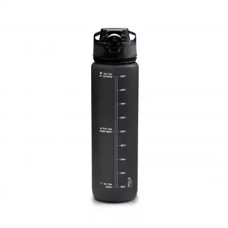 Leimer - Translucent Tritan bottle, cap with nozzle and matching carrying handle, 1l.