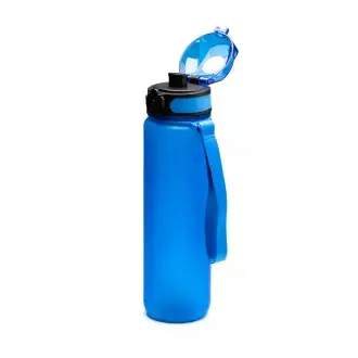 Leimer - Translucent Tritan bottle, cap with nozzle and matching carrying handle, 1l.
