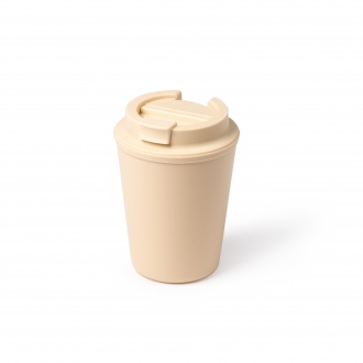 Oklan - Mug with PP body and lid, 300ml.