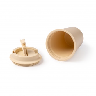 Oklan - Mug with PP body and lid, 300ml.
