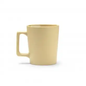Dunlok - Designer ceramic mug with large handle. Capacity 400 ml.