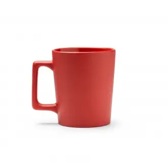 Dunlok - Designer ceramic mug with large handle. Capacity 400 ml.