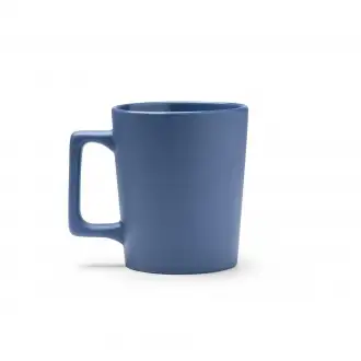 Dunlok - Designer ceramic mug with large handle. Capacity 400 ml.