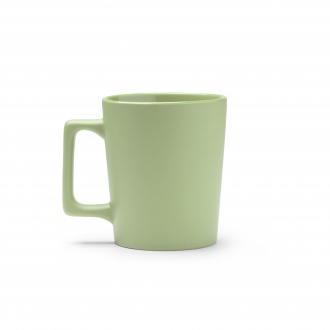 Dunlok - Designer ceramic mug with large handle. Capacity 400 ml.