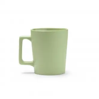 Dunlok - Designer ceramic mug with large handle. Capacity 400 ml.