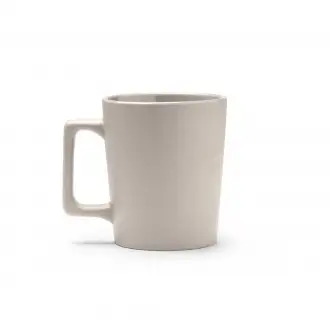 Dunlok - Designer ceramic mug with large handle. Capacity 400 ml.