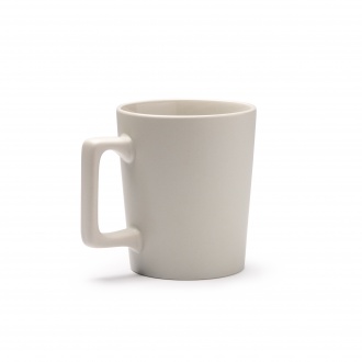 Dunlok - Designer ceramic mug with large handle. Capacity 400 ml.