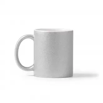 Fiona - Ceramic mug with glitter effect, specially designed for sublimation, 350ml.