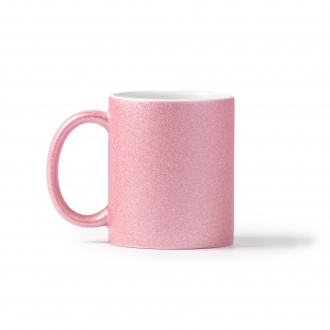 Fiona - Ceramic mug with glitter effect, specially designed for sublimation, 350ml.