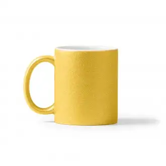 Fiona - Ceramic mug with glitter effect, specially designed for sublimation, 350ml.