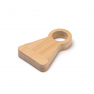 Konen - Corkscrew made of bamboo with elegant bottle holder