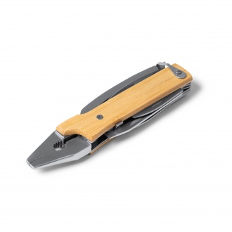Puria - Stainless steel multifunction tool with bamboo handle