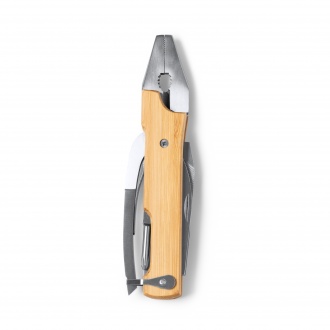 Puria - Stainless steel multifunction tool with bamboo handle