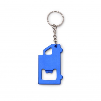 Tolvak - Aluminium key ring with opener in the shape of a truck