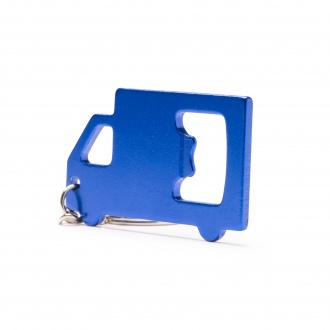 Tolvak - Aluminium key ring with opener in the shape of a truck