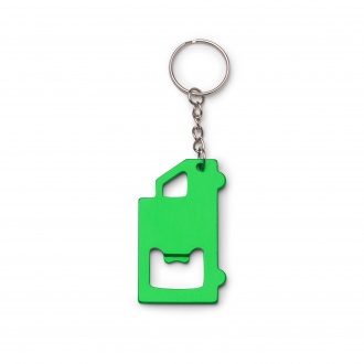 Tolvak - Aluminium key ring with opener in the shape of a truck