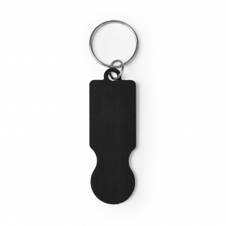 Hornet - Recycled aluminium keyring with coin for shopping trolley