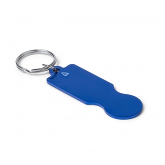 Hornet - Recycled aluminium keyring with coin for shopping trolley