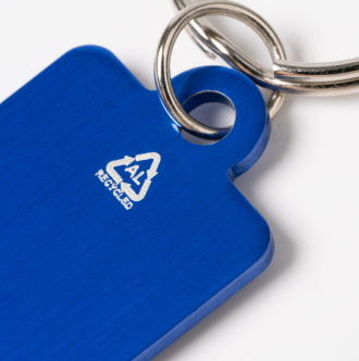 Hornet - Recycled aluminium keyring with coin for shopping trolley