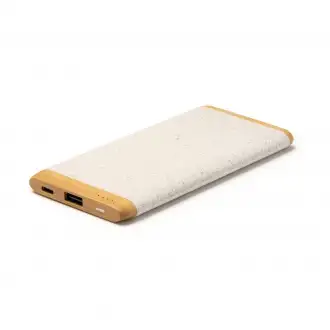 KASIM - Powerbank made of wheat fiber and bamboo, 5000mAh