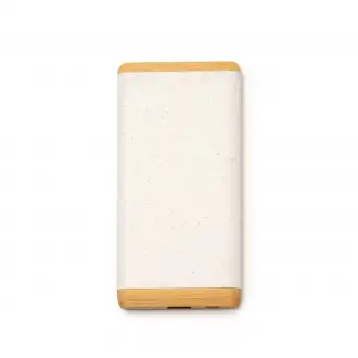 KASIM - Powerbank made of wheat fiber and bamboo, 5000mAh