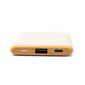 KASIM - Powerbank made of wheat fiber and bamboo, 5000mAh