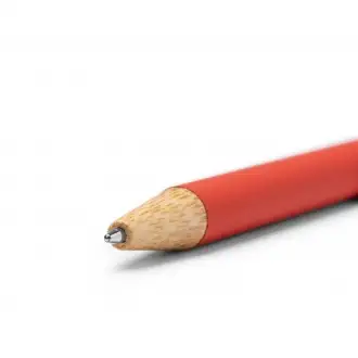 Copla - Rubber metal ballpoint pen with bamboo button