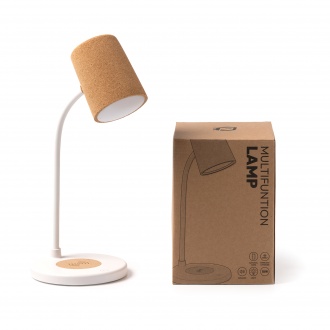 DRAVIS - LED lamp, 10W wireless charger, 3W Bluetooth speaker