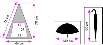 GOLF KINGSIZE - Manual Golf umbrella