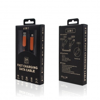MANNY - 6iw1 fast charging and data transfer cable