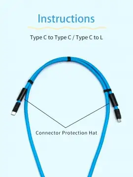 LUCY - Phone lanyard with USB C - USB C charging cable