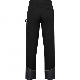 WALL - Flexible polyester work trousers with multiple pockets, weight: 260 g/m².