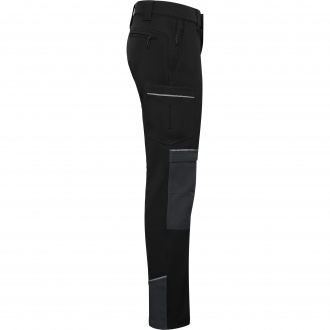 WALL - Flexible polyester work trousers with multiple pockets, weight: 260 g/m².