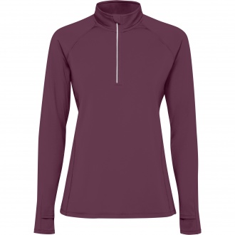 ESTAMBUL WOMAN - Women's long sleeve ranglan technical sweatshirt, half zippered, 200 gsm.