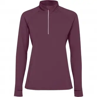 ESTAMBUL WOMAN - Women's long sleeve ranglan technical sweatshirt, half zippered, 200 gsm.