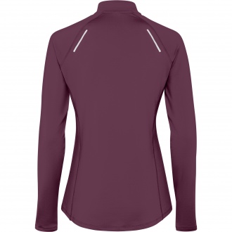 ESTAMBUL WOMAN - Women's long sleeve ranglan technical sweatshirt, half zippered, 200 gsm.
