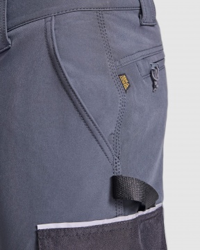 WALL - Flexible polyester work trousers with multiple pockets, weight: 260 g/m².