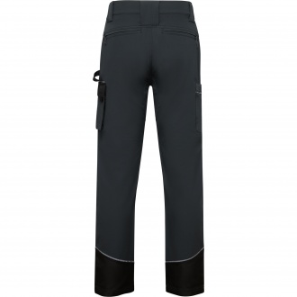WALL - Flexible polyester work trousers with multiple pockets, weight: 260 g/m².