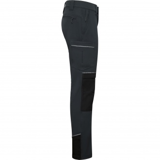 WALL - Flexible polyester work trousers with multiple pockets, weight: 260 g/m².