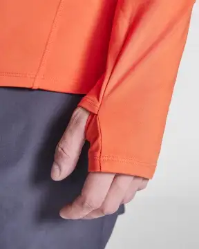 ESTAMBUL - Ranglan technical sweatshirt with long sleeves, half zippered, 200 gsm.